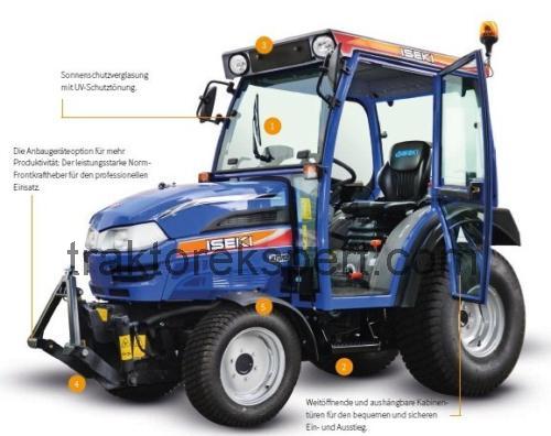 Iseki TH4365 anmeldelser og tekniske specifikationer