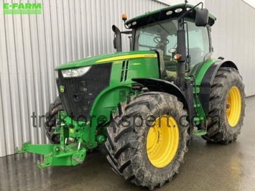 John Deere 7250R tekniske specifikationer 