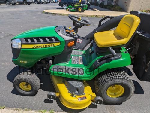 John Deere E140 tekniske specifikationer og anmeldelser