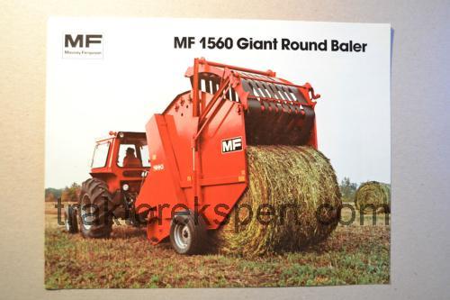 Massey Ferguson 1560 tekniske specifikationer og anmeldelser