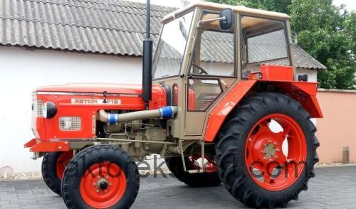 Zetor 4718 tekniske specifikationer og anmeldelser
